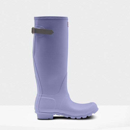 Hunter Original Back Adjustable Tall Rain Boots For Womens - NZ C9327